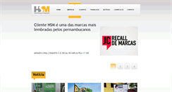 Desktop Screenshot of hsm-on.com.br